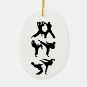 Tae Kwon-Do Keramik Ornament (Vorne)