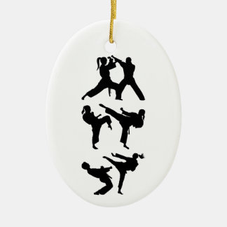 Tae Kwon-Do Keramik Ornament