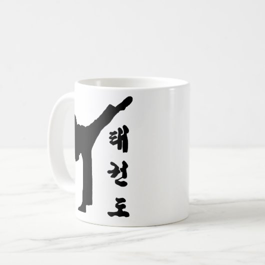 Tae Kwon Do kick Tasse (Vorderseite Links)