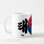 Tae Kwon Do mit Flag Kaffeetasse (Links)
