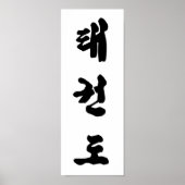 Tae Kwon Do Print Poster (Vorne)