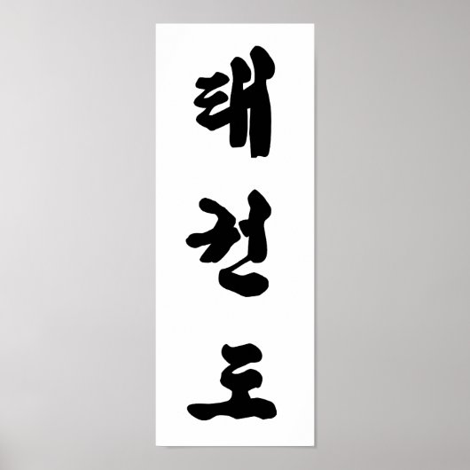 Tae Kwon Do Print Poster (Vorne)