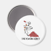 Tae Kwon Dont Magnet (Vorderseite/Rückseite)