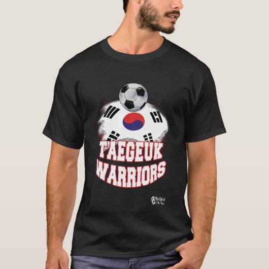 Taegeuk Krieger Version 2 Black T-Shirt (Vorderseite)