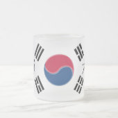 Taegeukgi 太 極 旗 mattglastasse (Mittel)