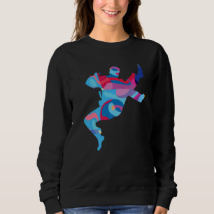 Taekwando Kampfsport Bunt Grafisch Sweatshirt