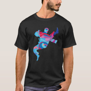 Taekwando Kampfsport Bunt Grafisch T-Shirt