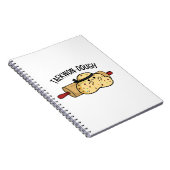 Taekwon-Dough Funny Baking Pun Notizblock (Rechte Seite)