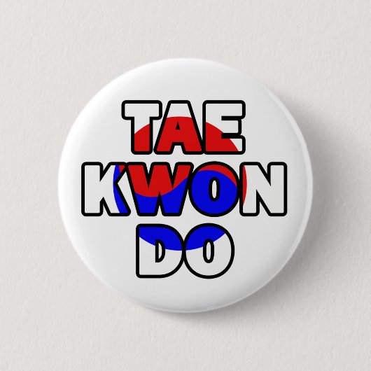 Taekwondo 005 button (Vorderseite)