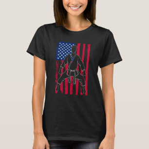 Taekwondo Amerikanische Flagge Taekwondo Patriot T-Shirt