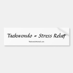 Taekwondo-Autoaufkleber Autoaufkleber