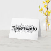 Taekwondo (bc) karte (Gelbe Blume)