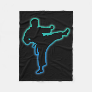 Taekwondo-Bekleidung Kampfsport-Shirt Kinder Männe Fleecedecke