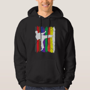 Taekwondo Belts Martial Arts Karate Tae Kwon Do Ki Hoodie