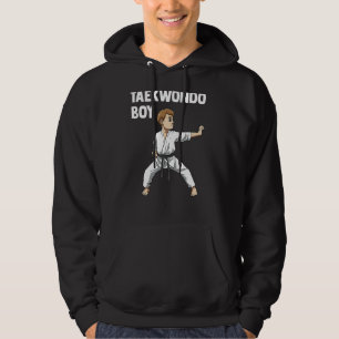 Taekwondo Boy Kid Taekwondo Kämpfer Hoodie