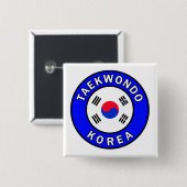 Taekwondo Button (Vorne & Hinten)