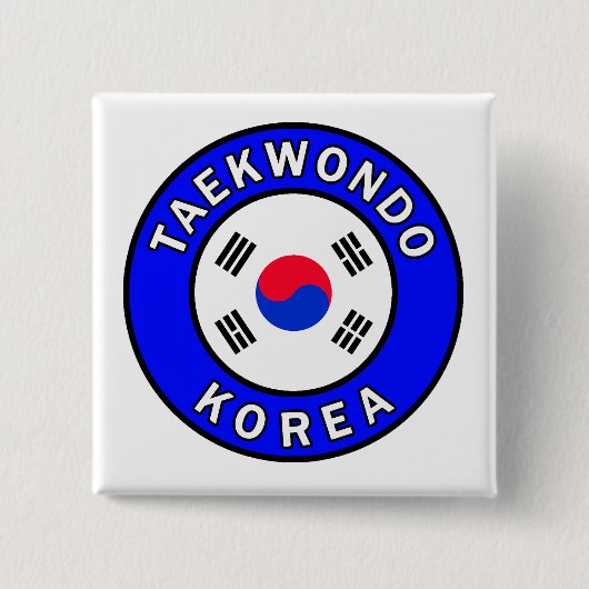 Taekwondo Button (Vorderseite)