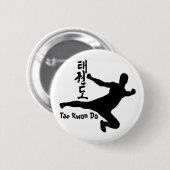 Taekwondo Button (Vorne & Hinten)