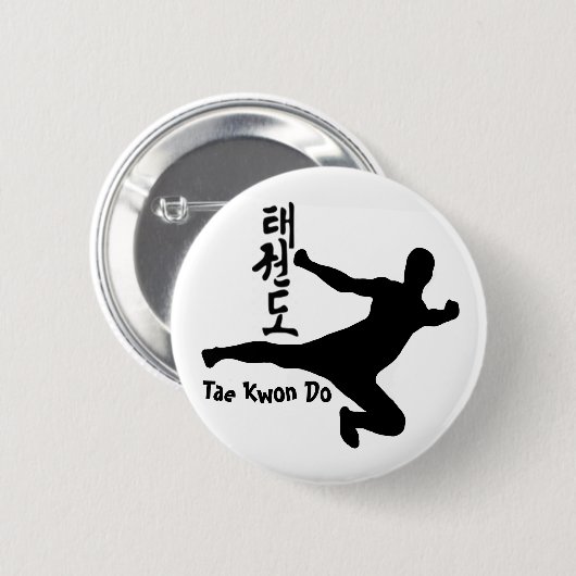 Taekwondo Button (Vorne & Hinten)