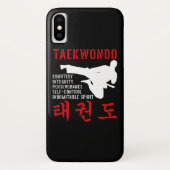 Taekwondo Case-Mate iPhone Hülle (Rückseite)