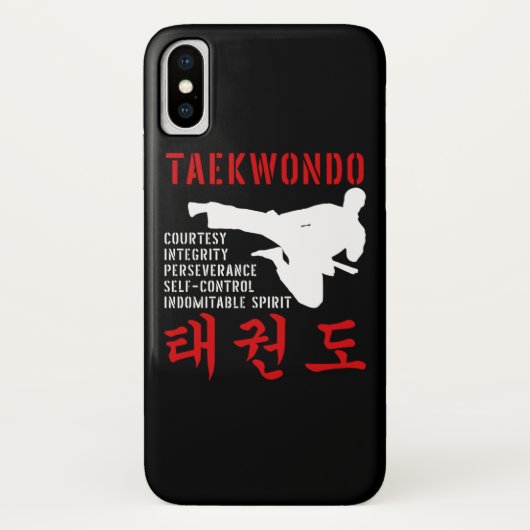 Taekwondo Case-Mate iPhone Hülle (Rückseite)
