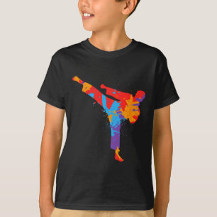 Taekwondo Colorful Martial Arts Kinder Jungen und T-Shirt
