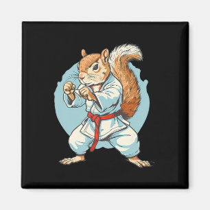 Taekwondo Eichhörnchen Kung Fu Kickboxen Karate Ma Magnet