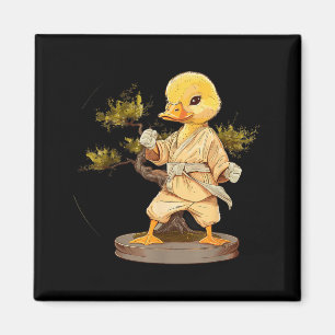 Taekwondo Ente Bonsai Baum Kampfsport Karate Magnet