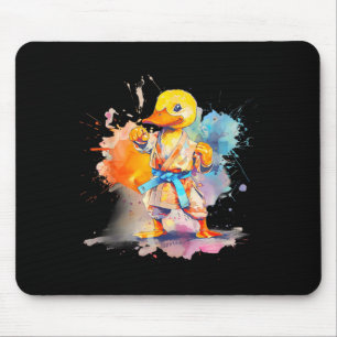 Taekwondo-Ente Judo-Ente Mma-Wasserfarbe-Märtyrer Mousepad