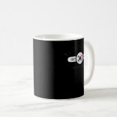Taekwondo Etablished 1955 Tae Kwon Do Martial Art Kaffeetasse (VorderseiteRechts)