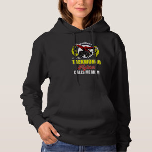 Taekwondo Fighter Mama Martial Artist Mommy Karate Hoodie