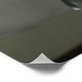 Taekwondo Fighter Tighting Belt Poster (Ecke)