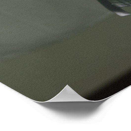 Taekwondo Fighter Tighting Belt Poster (Ecke)