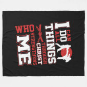 Taekwondo Fleecedecke (Vorderseite (Horizontal))