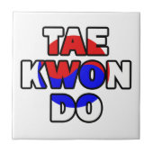 Taekwondo Fliese (Vorderseite)