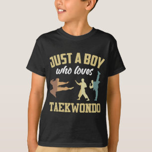 Taekwondo Funny Boys Martial Arts Taekwondo T-Shirt