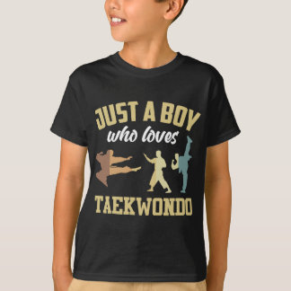 Taekwondo Funny Boys Martial Arts Taekwondo T-Shirt