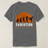 Taekwondo Funny Human Evolution Geschenk T-Shirt (Design vorne)
