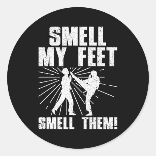 Taekwondo für Taekwondo Runder Aufkleber (Vorderseite)