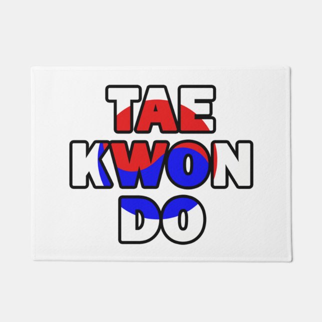 Taekwondo Fußmatte (Vorderseite)