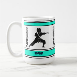 Taekwondo Geburtstagsgeschenk, Taekwondo Girl Play Kaffeetasse