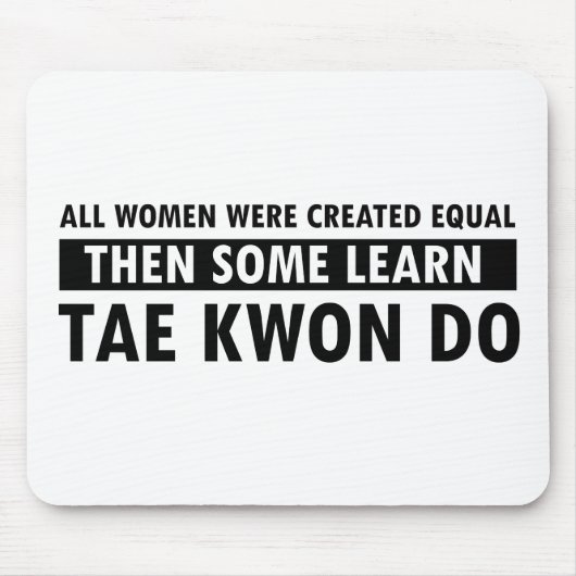 Taekwondo-Geschenkartikel Mousepad (Vorne)