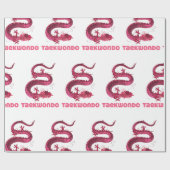 Taekwondo Geschenkpapier (Flach)