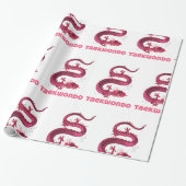 Taekwondo Geschenkpapier (Ungerollt)