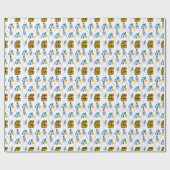 Taekwondo-Geschenkpapier (Mädchen) Geschenkpapier (Flach)