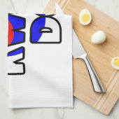 Taekwondo Geschirrtuch (Viertel Falte)