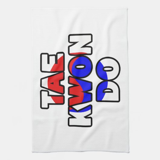 Taekwondo Geschirrtuch (Vertikal)