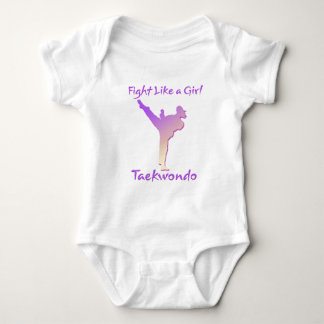 Taekwondo Girl Baby Strampler
