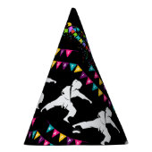 Taekwondo Girl Player Birthday Partyhütchen (Rechts)