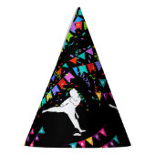 Taekwondo Girl Player Birthday Partyhütchen (Links)